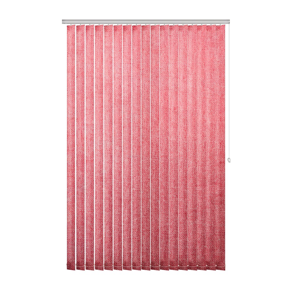 Chilli: The Fabric Box Vertical Blinds Henlow Chilli