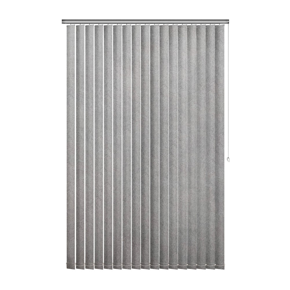 Gaze: The Fabric Box Vertical Blinds Glimpse Gaze