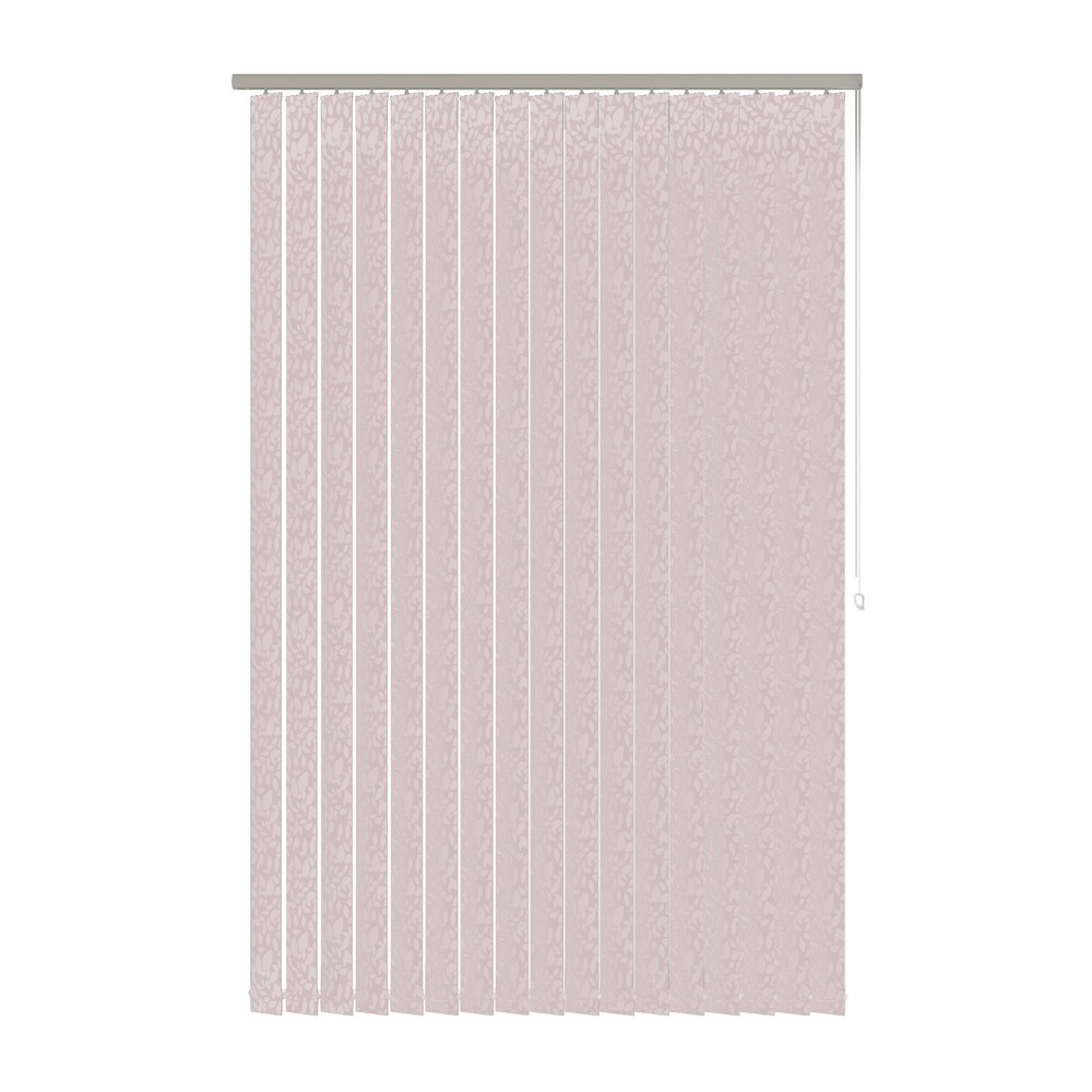 Sorbet: The Fabric Box Vertical Blinds Isla Sorbet