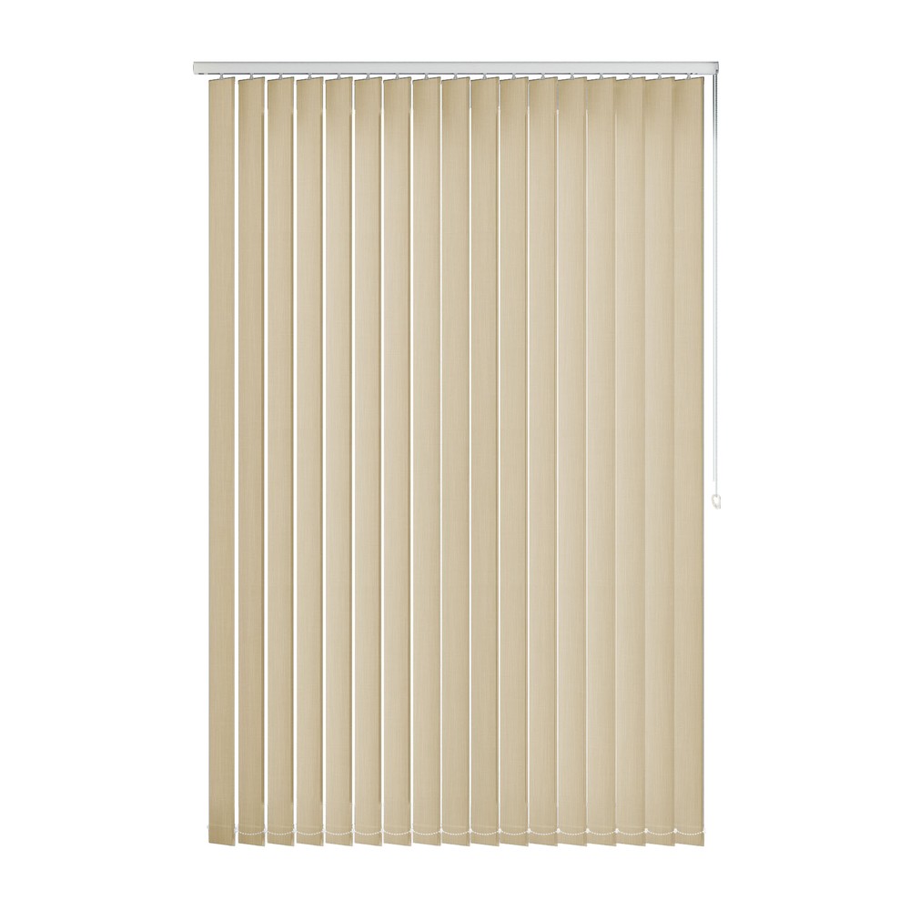 Sandstone: The Fabric Box Vertical Blinds Bexley Sandstone