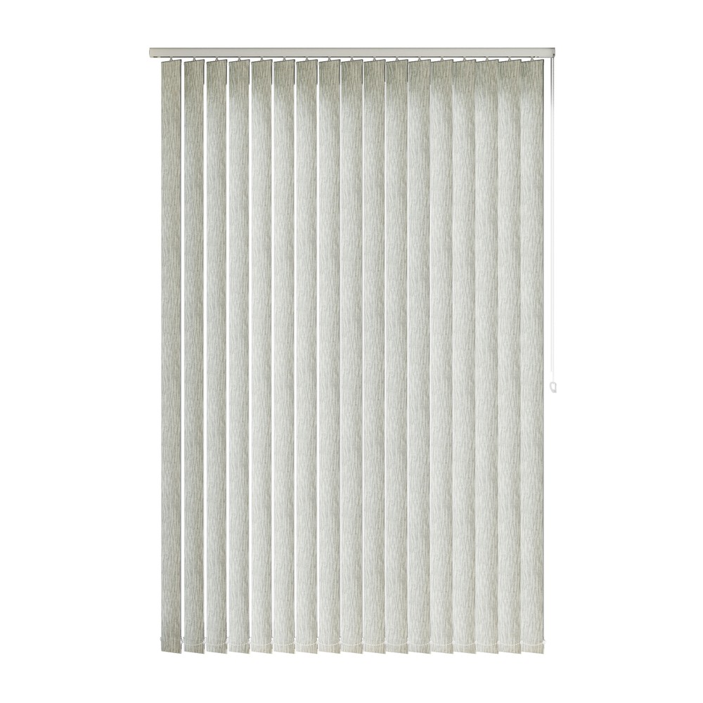 Stone: The Fabric Box Vertical Blinds Vivi Stone