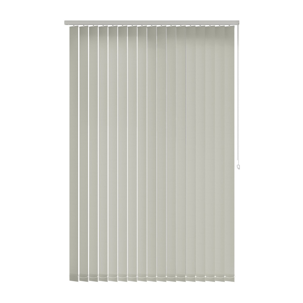 Taupe: The Fabric Box Vertical Blinds Kobe Taupe