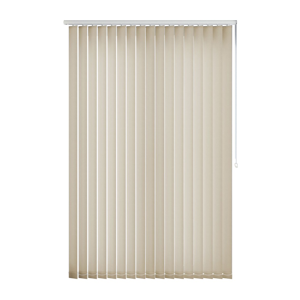 Oyster: The Fabric Box Vertical Blinds Splash Oyster