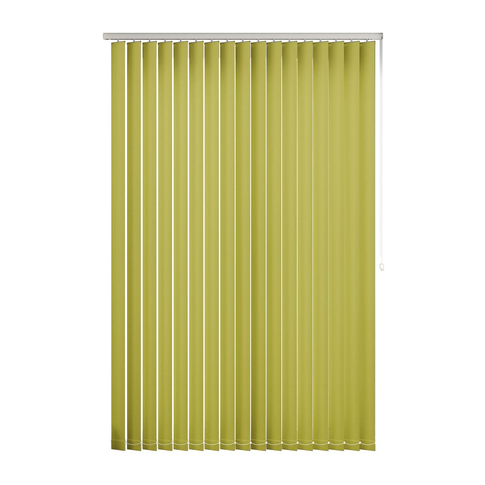 Lime: The Fabric Box Vertical Blinds Unilux Lime
